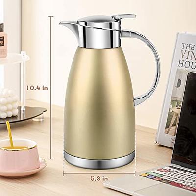 61oz Coffee Carafe Airpot Insulated Coffee Thermos Urn Stainless