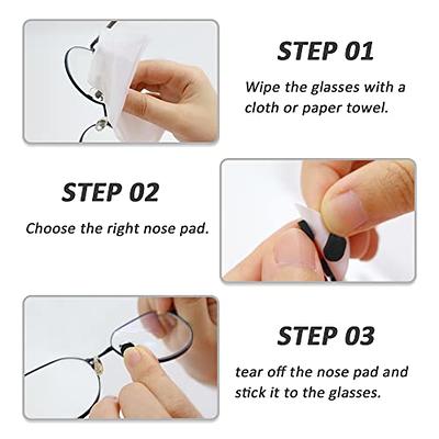 Eyeglass Nose Pads - Silicone Nose Pads for Glasses Anti 6 pairs