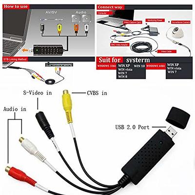 DIGITNOW! Video Grabber Capture Card Transfer TV / Hi8 / VHS to