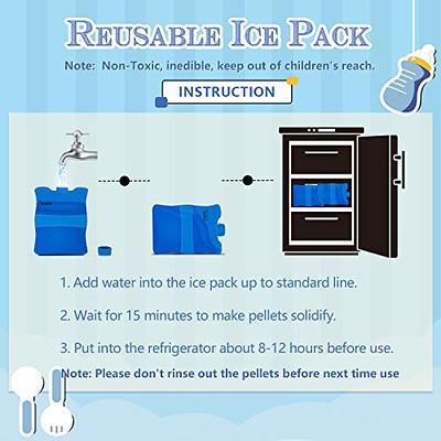 Reusable Breastmilk Cooler Ice Packs - Efficient Storage Solution For Busy  Breastfeeding Moms Reusable Ice Packs With