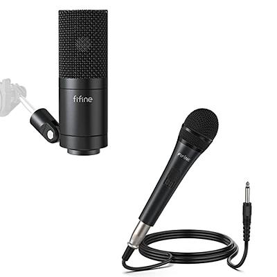 Cheap Metal Dynamic Wired Microphone with Switch , Home Stage Karaoke Wired  Microphone
