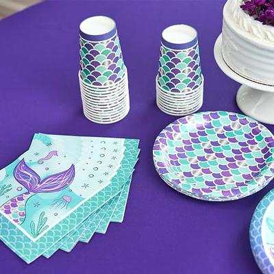 Paper Party Plates Napkins Set Ultra-Thick 400GSM