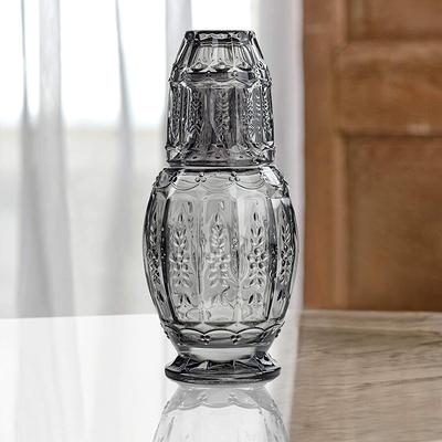Thirst Quencher Glass 2-Piece Bedside Water Carafe with Tumbler