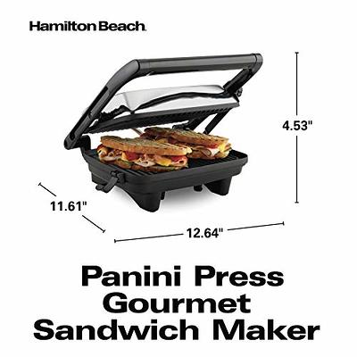 Hamilton Beach Panini Press Gourmet Sandwich Maker - 25460A