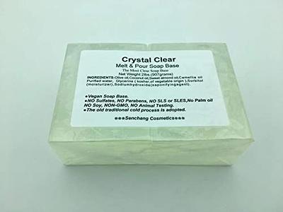 Primal Elements Clear Melt & Pour Soap Base - Olive Oil 10 Pound