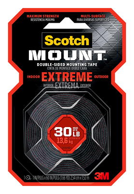 Scotch Mount Double-sided Mounting Tape Clear 1 X 60 : Target