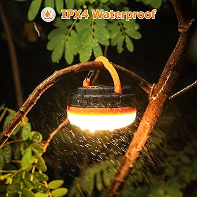 Camping Lantern Rechargeable , AlpsWolf Camping Flashlight 4000 Capacity  Power Bank,6 Modes, IPX4 Waterproof, USB Charging Cable Included