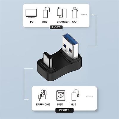 xiwai Type-C USB-C to USB 3.0 Male & USB 2.0 Dual Power Data Y Cable for  Laptop & Hard Disk