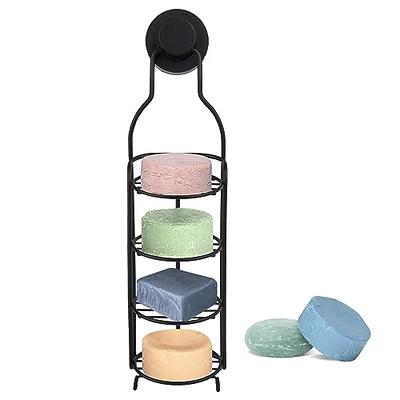 Kitsch Stainless Steel Shower Caddy with Suction Cup - Rust Proof Bar Soap  Holder for Shower | Wall Mounted Shower Organizer with Strong Suction 