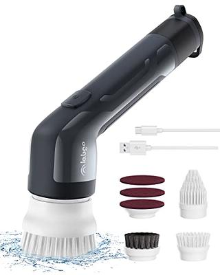 Richoose Cordless Electric Scrubber, Power Spin Scrubber, Handheld Power  Scrubber With 4 Spin Scrubber Brushes Heads For Tiles,Showers, B