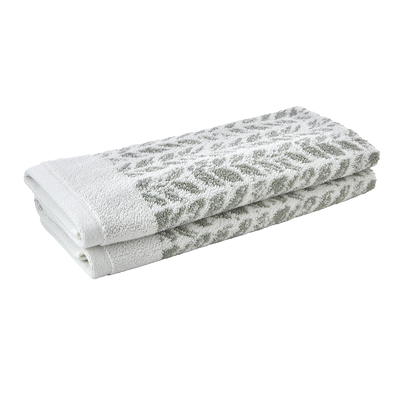 SKL Home Farmhouse Bee 100% Cotton 2-Pack White Hand Towel