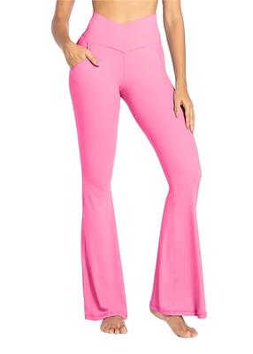 Sunzel Womens Flare Leggings with Tummy Control Crossover Waist and Wide Leg