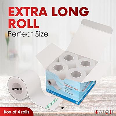 LotFancy Transparent Medical Tape, 2 Rolls 1inch x 10Yards