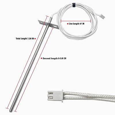 1 2pcs Replacement Meat Probe For Masterbuilt Comes With Probe Grommet  Compatible With Masterbuilt Gravity Series