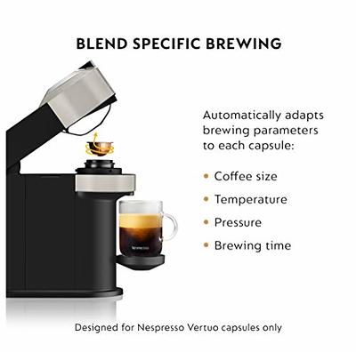 Nespresso Vertuo Next Premium Coffee and Espresso Machine by Breville with  Milk Frother, Black, Small