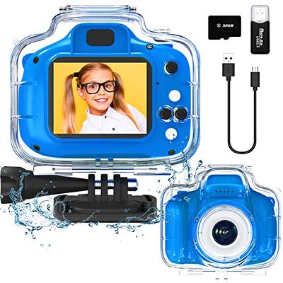 GKTZ Kids Digital Camera, Upgrade Selfie Camera 12MP Toddler Camera  Children Video Camcorder, Birthday Gifts for Boys and Girls Age 3 4 5 6 7 8  9 with