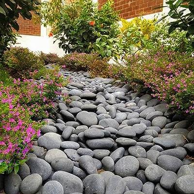 black river rocks landscaping