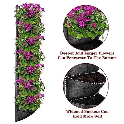 Hanging Planters,7 Pockets Large Vertical Garden Wall Planter Grow