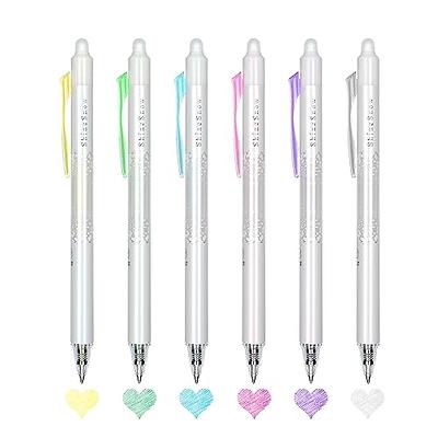 BAYTORY 6Pcs Retractable Erasable Gel Pens Assorted Colors, 0.7mm Fine  Point Colored Pen with Eraser, Colorful Markers Smooth Writing No Smudge No  Bleed for Note Taking Drawing - Yahoo Shopping