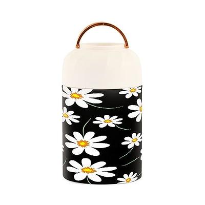 Nesatuwa Stainless Insulated Food Container Daisy Black Floral Thermoses  for Hot Food and Cold Food with Folding Spoon,Leakproof BPA-Free Wide Mouth  Soup Container - 16 oz - Yahoo Shopping