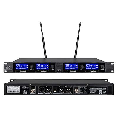 MX UHF Wireless Microphone System with one handheld mic, featuring variable  frequency for parties, wedding hosts, business meetings, and multi-purpose