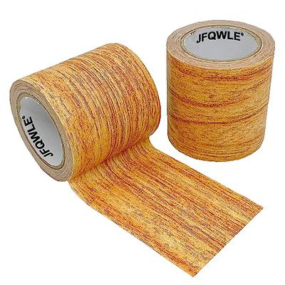 JFQWLE 2.2 x 15' Realistic Wood Grain Repair Tape Patch, Self