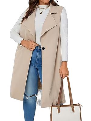 Unique Bargains Women's Shawl Collar Lapel Belted Winter Coat with Pockets  