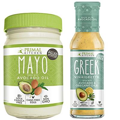  Primal Kitchen - Avocado Oil Mayo, Dairy Free, Whole30 and  Paleo Approved, 12 Fl Oz (Pack of 2) : Grocery & Gourmet Food