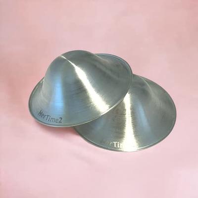 Silveriumom The Original Silver Nursing Cups - Nipple Shields for