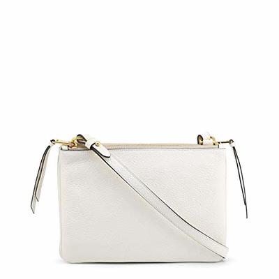 Prada White Leather Vitello Phenix Crossbody Bag 1BH046 - Yahoo Shopping