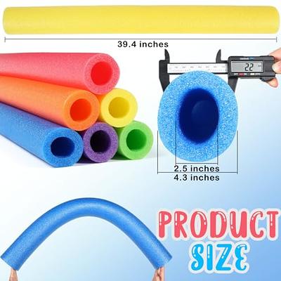 Yaomiao 55 Inch Bulk Pool Noodles Jumbo Foam Pool Noodles in The Swimming  Pool Colorful Thick Noodles for Adults Kids Floating and School Craft