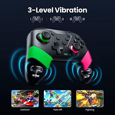 PXN Wireless Switch Controller for Switch/Lite/OLED, iOS (16 Version Only),  with APP, Turbo, Screenshot, Gyro Axis, Vibration, Programmable, Wireless
