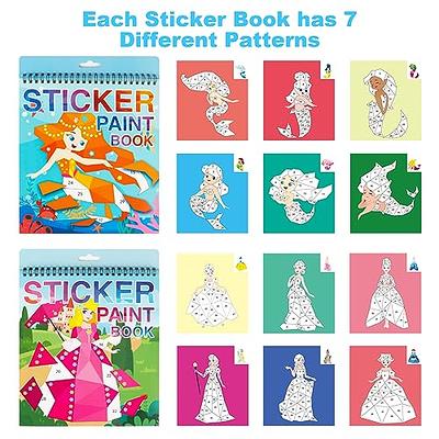 Crafts for Kids Ages 4-8 Sticker Paint Books, Princess, Mermaid,Horses and  Vehicle 4 Pack Sticker Book for Kids Girls Birthday, Christmas, Halloween  Party Favor, Road Plane Travel Toy Activity Books - Yahoo Shopping