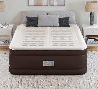 Simmons Rest Aire 17 Twin Air Mattress with Built-in Pump White/Blue