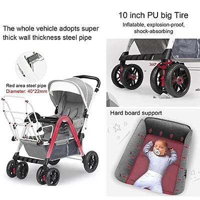 HONEY JOY Double Stroller, Compact Lightweight Stroller Side by Side,  Adjustable Canopy, Cup Holder & Storage Bag, Travel Stroller for Airplane,  Foldable Twin Umbrella Stroller for Infant and Toddler - Yahoo Shopping