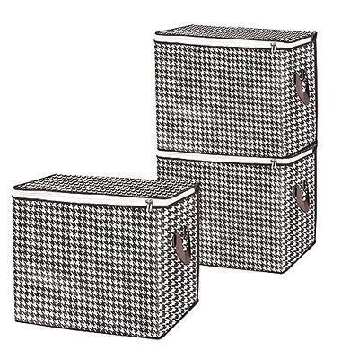 ULENDIS 3 Pack Plastic Storage Bins with lid, Stackable Wardrobe Clothes  Organizer 7/9 Grids Storage Pull Out Drawer, Foldable Closet Organizers  Storage Box for Clothes, Pants, Toys(779) - Yahoo Shopping