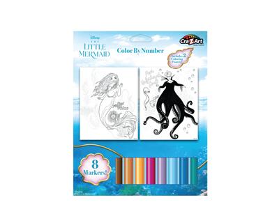 Cra-Z-Art Disney Little Mermaid Color by Number, Coloring Set, Beginner,  Unisex Ages 4 and up - Yahoo Shopping