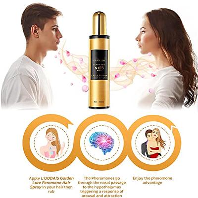 Golden Lure Pheromone Hair Oil Care Essential Long Lasting