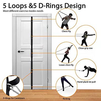 Resistance Bands for Physical Therapy, Multi Point Door Anchor Strap for  Home Gym Workout, Bands with Handles for Recovery, Stretch, Fitness, Door