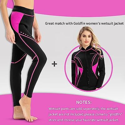 Women's Wetsuit Pants 2mm Neoprene High Waist Snorkeling Leggings Tights  for Water Aerobics,Swimming,Snorkeling,Surfing,Kayaking