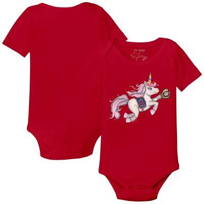 Los Angeles Dodgers Tiny Turnip Toddler Unicorn 3/4-Sleeve