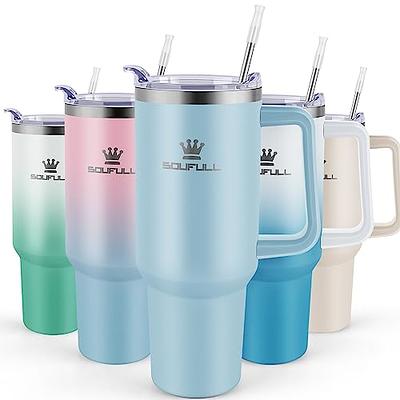 Upgraded 40oz Travel Coffee Mugs with Handle