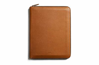 Case Elegance Full Grain Premium Leather Refillable Journal Cover with A5 Lined Notebook, Pen Loop, Card Slots, Brass Snap