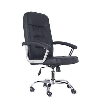 Maykoosh White High Back Executive Premium Faux Leather Office Chair with Back Support, Armrest and Lumbar Support