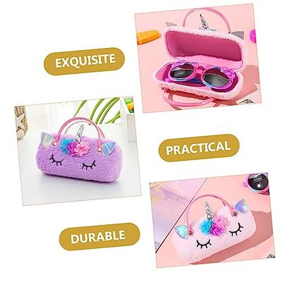 OFFSCH 2Pcs Unicorn Glasses Case wallets for travel wallets cute