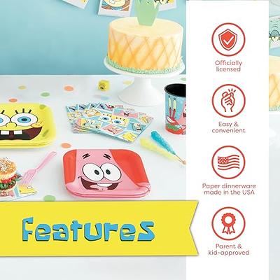 Spongebob Party Supplies Set, Serves 16 Guests