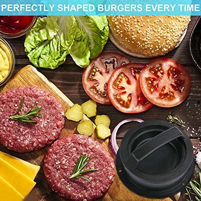 Hamburger Meat Press Maker Stainless Steel Burger Press Round Burger Smasher  Non-Stick Press Mould Maker