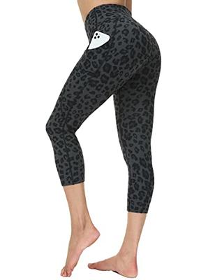 ZUTY Capri Leggings for Women with Pockets Athletic Spandex Leggings Yoga  Capri Black Leopard M - Yahoo Shopping