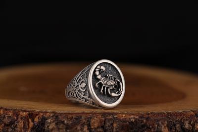 Sagittarius 925 Silver Zodiac Ring Sterling Silver Men 