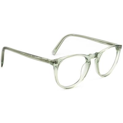 Warby Parker Eyeglasses Haskell 711 Aloe Crystal Round Frame 49